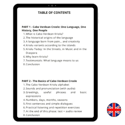 E-BOOK APPRENDRE LE KRIOLU (Version Anglais)