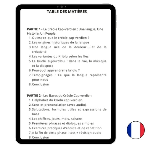 E-BOOK APPRENDRE LE KRIOLU (Version Français)