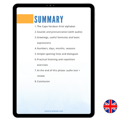 LEARNING KRIOLU - PART 2: The Basics of Kriolu (English Version)