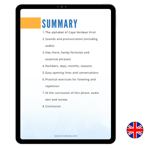 LEARNING KRIOLU - PART 2: The Basics of Kriolu (English Version)