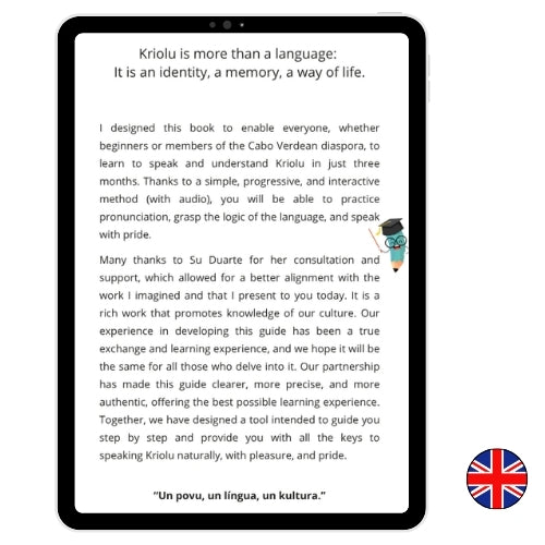 E-BOOK APPRENDRE LE KRIOLU (Version Anglais)