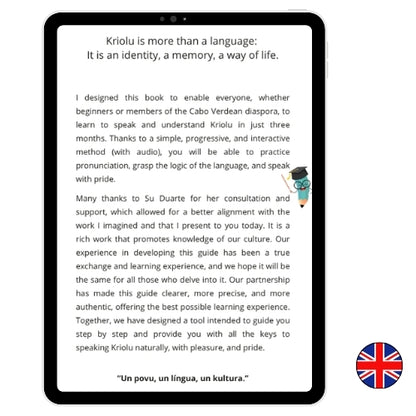 E-BOOK APPRENDRE LE KRIOLU (Version Anglais)